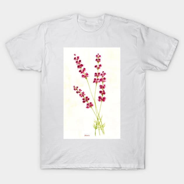 lavender T-Shirt by Kunst und Kreatives